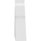 Ekena Millwork Saratoga Architectural Grade PVC Gable Bracket, 48"W x 8"H x 2"D x 4"F, 4/12 Pitch GBP048X08X0204SAR00 - alternate 2